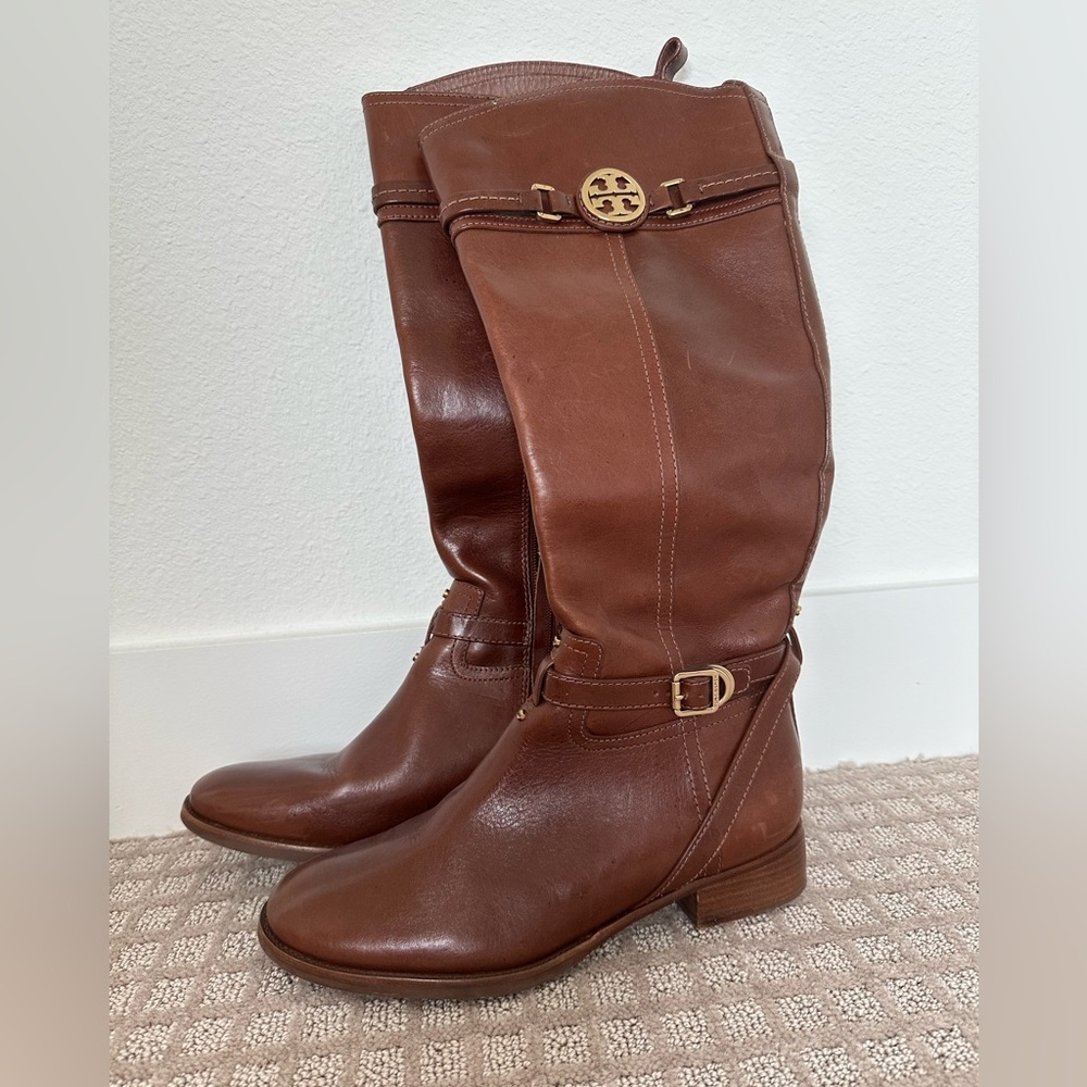 COPY - Tory Burch Calista tall brown riding boots